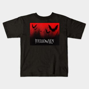 Halloween’s Bats Kids T-Shirt